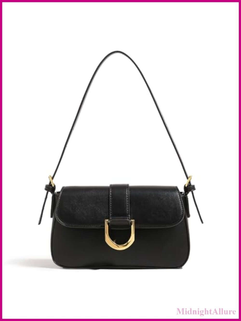PU Leather Small Purse Shoulder Bag Zipper Hobo Handbag